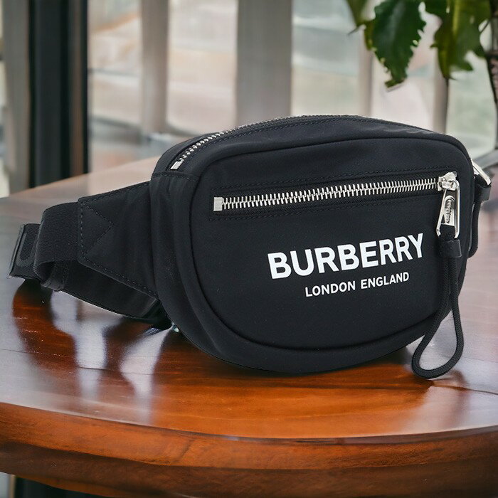 ＼21日10時まで★5,360円OFFクーポン！全品10%OFF／【中古】 バーバリー ボディバッグ ユニセックス ブランド BURBERRY ベルトバッグ 8021091 ブラック バッグ