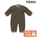 【あす楽対応】 フェンディ ロンパース ベビー FENDI イタリア BUL048 ブラウン系 ファッション