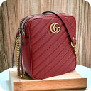 \さらに+4倍★今だけ!!/ グッチ 斜め掛けショルダーバッグ レディース GUCCI レザー イタリア 550155 レッド系 バッグ 斜めがけ ブランド 高級 おしゃれ プレゼント 女性 実用的 かわいい
