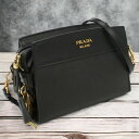 【中古】 プラダ 斜め掛け ショルダーバッグ レディース ブランド PRADA ショルダーバッグ 1BH104 ブラック バッグ