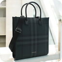 \さらに+4倍★今だけ!!/ バーバリー トートバッグ ユニセックス ブランド BURBERRY ルーマニア 8062951 CHARCOAL グレー系 バッグ