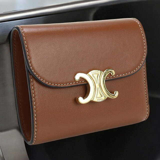 新品未使用 CELINE セリーヌ 長財布 トリオンフ マカダム柄 がま口｜小物