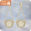 トリーバーチ ピアス レディース ブランド TORY BURCH MILLER 153690 TORY GOLD-CRYSTA ゴールド系 アクセサリー(4)