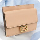 【中古】 フェンディ カードケース レディース ブランド FENDI バゲット カードケース レザー FE86382 ピンク 財布