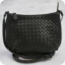【中古】 ボッテガヴェネタ ショルダーバッグ レディース ブランド BOTTEGA VENETA イントレチャート ショルダーバッグ BO88140 ブラック バッグ 斜めがけ 高級 おしゃれ プレゼント 女性 実用的 かわいい