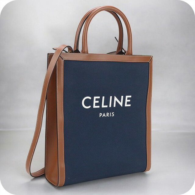 CELINEセリーヌ トートバッグパリマカダム柄キャンバスA4収納レザー