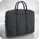 【中古】 グッチ ブリーフケース メンズ ブランド GUCCI GGスプリーム ブリーフケース 474135 ブラック バッグ