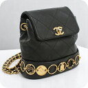 【中古】 シャネル ショルダーバッグ レディース ブランド CHANEL マトラッセ ミニ バックパック AS4275 ブラック バッグ 斜めがけ 高級 おしゃ...
