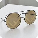 【中古】 フェンディ サングラス ユニセックス ブランド FENDI ラナウェイ FE76241 ブラック 小物