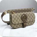 【中古】 グッチ ボディバッグ メンズ ブランド GUCCI ブロンディ ベルトバッグ 718154 ベージュ バッグ