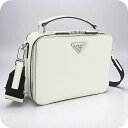 【中古】 プラダ ハンドバッグ メンズ ブランド PRADA ブリック サフィアーノレザーバッグ PR89904 ホワイト バッグ 選べるモデル