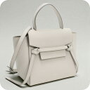 【中古】 セリーヌ ハンドバッグ レディース ブランド CELINE ベルトバッグ ナノ CE92246 グレー バッグ 軽量 小さめ 手提げ 高級 おしゃれ プレゼント 女性 実用的 かわいい