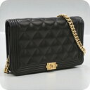 \さらに+4倍★今だけ!!/【中古】 シャネル チェーンウォレット レディース ブランド CHANEL ボーイシャネル 28899666 ブラック 財布