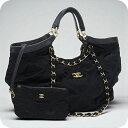 【中古】 シャネル トートバッグ レディース ブランド CHANEL マトラッセ 2WAYチェーン CH92376 ブラック バッグ 軽量 手提げ 高級 おしゃれ プレゼント 女性 実用的 かわいい
