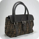 【中古】 フェンディ ハンドバッグ レディース ブランド FENDI セレリア ミニリンダ FE91424 ブラウン バッグ 軽量 小さめ 手提げ 高級 おしゃれ プレゼント 女性 実用的 かわいい