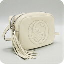 【中古】 グッチ ショルダーバッグ レディース ブランド GUCCI ソーホー GU94535 ホワイト バッグ 斜めがけ 高級 おしゃれ プレゼント 女性 実用的 かわいい