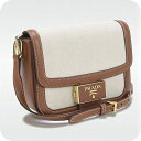 【中古】 プラダ ショルダーバッグ レディース ブランド PRADA 1BD257 2DLI F0A5T ホワイト バッグ 斜めがけ 高級 おしゃれ プレゼント 女性 実用的 かわいい
