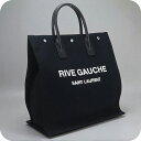 【中古】 サンローラン トートバッグ メンズ ブランド SAINT LAURENT リヴゴーシュ 632539 ブラック バッグ