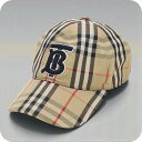 【中古】 バーバリー キャップ ユニセックス ブランド BURBERRY ヴィンテージチェック ベースボールキャップ BU90969 ベージュ 帽子
