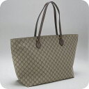 \3000円OFFクーポン★Rモバイル会員限定/【中古】 グッチ トートバッグ レディース ブランド GUCCI GGスプリーム GU95566 ベージュ バッグ 軽量 手提げ 高級 おしゃれ プレゼント 女性 実用的 かわいい