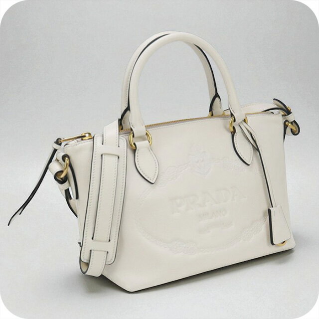 楽天市場】PRADA（カラーホワイト）（ハンドバッグ｜レディースバッグ