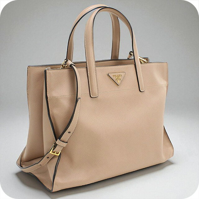 【中古】 プラダ トートバッグ レディース ブランド PRADA 2WAY BN2603 ピンク バッグ 軽量 手提げ 高級 おしゃれ プレゼント 女性 実用的 かわいい