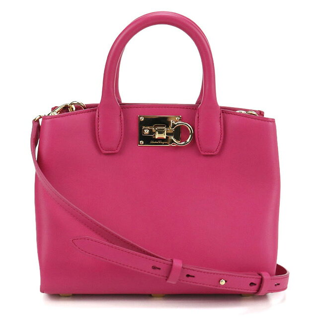 ��2000��OFF�����ݥ󡿡���š� �ե��饬�� �ȡ��ȥХå� ��ǥ����� �֥��� FERRAGAMO ��������� 2WAY 21 H288 �ԥ� �Хå� ���� ���� ��� ������� �ץ쥼��� ���� ����Ū ���襤��