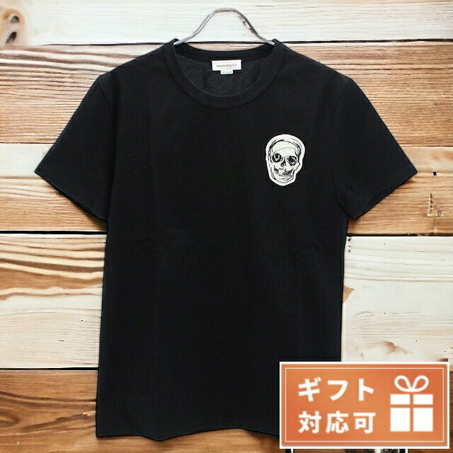 アレキサンダーマックイーン Tシャツ メンズ Alexander McQueen コットン100% イタリア 631390 ブラック ファッション 選べるモデル 父の日 プレゼント 実用的