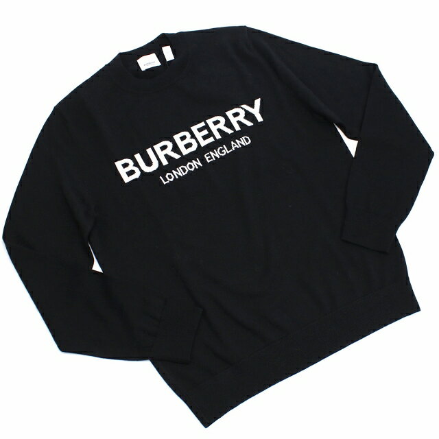 ＼9 10は激アツ 超ラッキーDAY バーバリー ニット メンズ BURBERRY イタリア 8054896 BLACK ブラッ nanaple-10137016 腕時計のななぷれ サンプル画像3