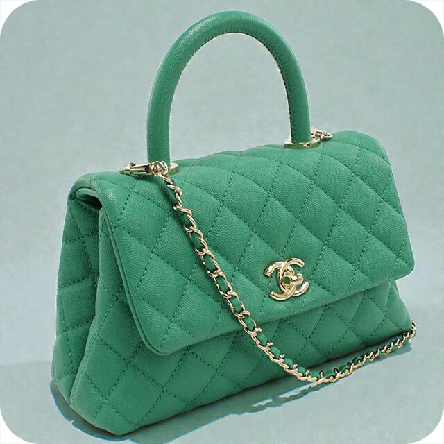 【中古】 シャネル ハンドバッグ レディース ブランド CHANEL マトラッセ 2WAY グリーン ...