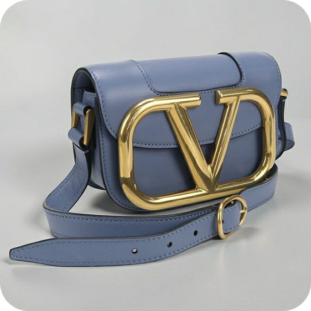 樂天商城 - 【中古】 ヴァレンティノ 斜め掛け ショルダーバッグ レディース ブランド VALENTINO ブルー バッグ