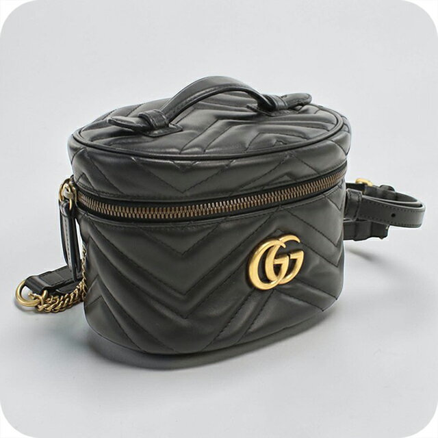 樂天商城 - 【中古】 グッチ リュック レディース ブランド GUCCI GGマーモント バニティ型 598594 DTDCT 1000 ブラック 旅行 高級 おしゃれ プレゼント 女性 実用的 かわいい