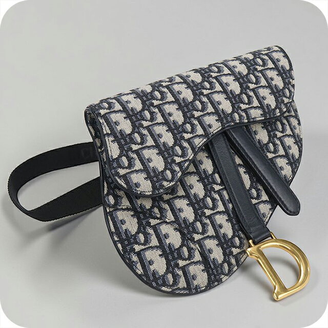 樂天商城 - 【中古】 ディオール ショルダーバッグ レディース ブランド Dior サドル ベルトバッグ ネイビー 斜めがけ 高級 おしゃれ プレゼント 女性 実用的 かわいい