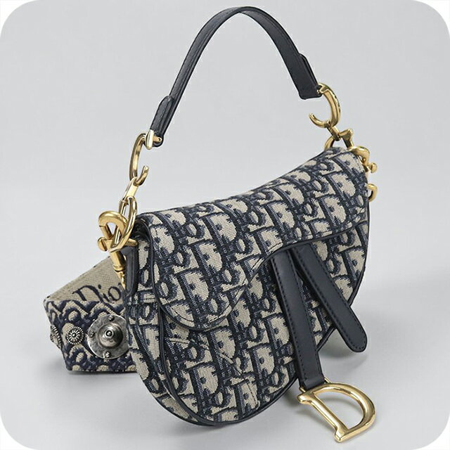 樂天商城 - 【中古】 ディオール ショルダーバッグ レディース ブランド Dior サドル ミニ ネイビー 斜めがけ 高級 おしゃれ プレゼント 女性 実用的 かわいい