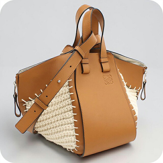樂天商城 - 【中古】 ロエベ ハンドバッグ レディース ブランド LOEWE ハンモックバッグ スモール 2WAY ブラウン 軽量 小さめ 手提げ 高級 おしゃれ プレゼント 女性 実用的 かわいい