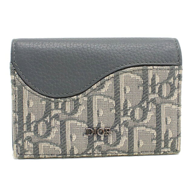 ＼9/7は2000円OFF+ポイントUP／ 【中古】 ディオール 名刺入れ メンズ ブランド Dior サドル ビジネスカードホルダー 2ADCH166YKS グレー 高級 おしゃれ プレゼント 実用的 nanaple-10161252 腕時計のななぷれ サンプル画像3