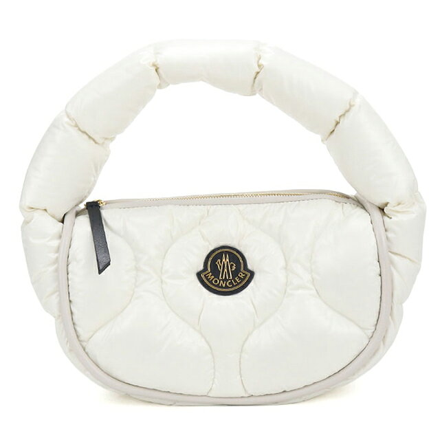 ＼全品10%OFFクーポン★10/1限定／ 【中古】 モンクレール ハンドバッグ レディース ブランド MONCLER DELILAH 5C00001 M2974 ホワイト 軽量 小さめ 手提げ 高級 おしゃれ プレゼント 女性 実用的 かわいい nanaple-10161291 腕時計のななぷれ サンプル画像3