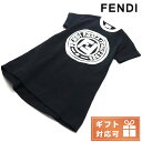 【あす楽対応】 フェンディ ワンピース ベビー FENDI コットン100% イタリア JFB380 ブラック ファッション 選べるモデル