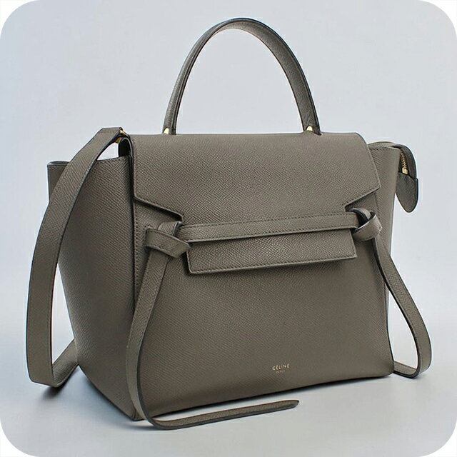 CELINE セリーヌボストンバッグ2wayショルダー付 ブラックレザー 楽天