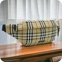 バーバリー ボディバッグ メンズ ブランド BURBERRY ナイロン ルーマニア 8069755 ARCHIVE BEIGE ベージュ系 マルチカラー バッグ...