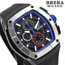ブレラ ミラノ スーパースポルティーボ トノー クオーツ 腕時計 メンズ クロノグラフ BRERA MILANO BMSSTNQC4103B アナログ ブラック...