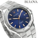 【トートバック付】 ブローバ クラシック 自動巻き 腕時計 ブランド メンズ BULOVA 96B463 アナログ ネイビー おしゃれ 防水 プレゼント 男性 ...