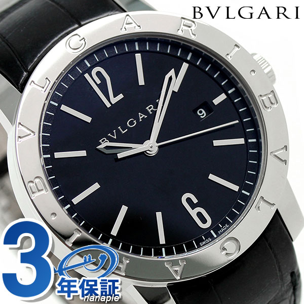 ブルガリブルガリ 腕時計（メンズ） ブルガリ BVLGARI ブルガリブルガリ 41mm 自動巻き メンズ BB41BSLD 腕時計 ブランド ブラック 記念品 プレゼント ギフト