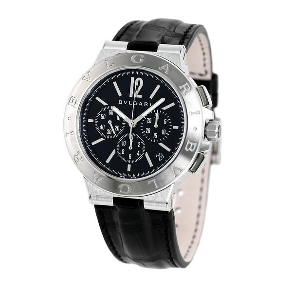 ブルガリ ディアゴノ ベロチッシモ 41mm メンズ 腕時計 DG41BSLDCH BVLGARI ブラッ...