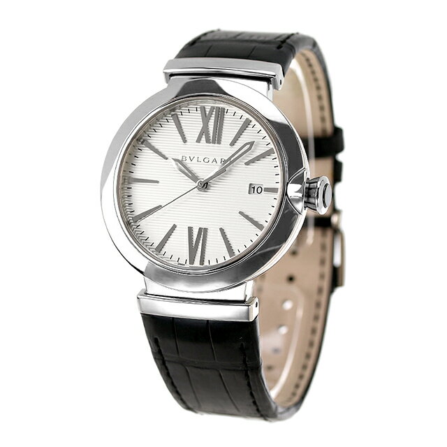 ブルガリ ルチェア 自動巻き 腕時計 メンズ BVLGARI LU40C6SLD シルバー ブラック ...
