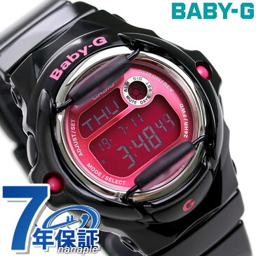 Baby-G レディース カシオ 腕時計 ベビーG カラーディスプレイシリーズ ブラック × ピンク BG-169R-1BDR 時計【あす楽対応】