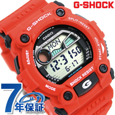 G-SHOCK CASIO G-7900A-4DR 腕時計 カシオ Gショック タイドグラフ レッド 時計【あす楽対応】
