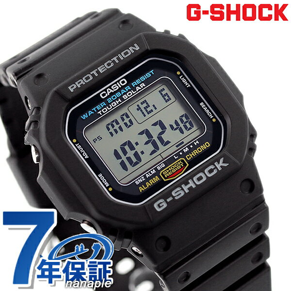 楽天腕時計のななぷれgショック ジーショック G-SHOCK G-5600 ワールドタイム ソーラー G-5600UE-1DR ブラック 黒 CASIO カシオ 腕時計 ブランド メンズ ギフト 父の日 プレゼント 実用的