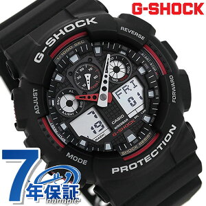 gショック ジーショック G-SHOCK GA-100-1A4DR Newコンビネーションモデル ブラック 黒 レッド CASIO カシオ 腕時計 メンズ プレゼント ギフト