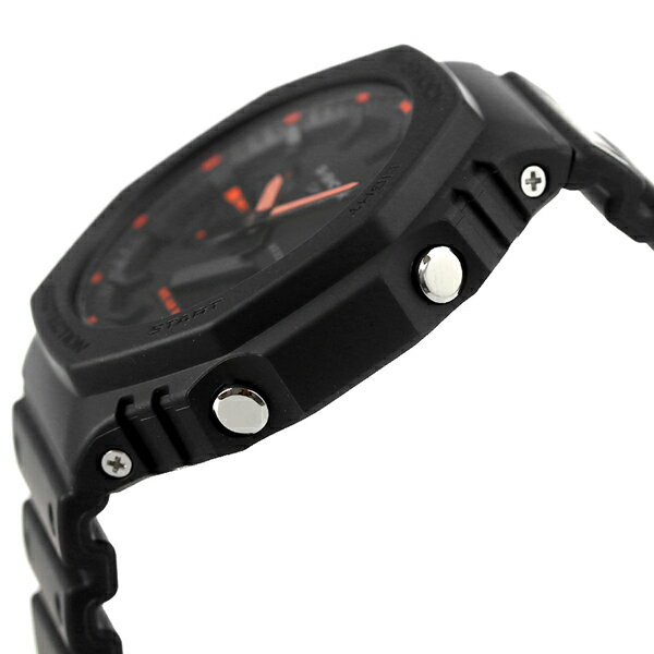 【最大2000円割引クーポンに店内ポイント最大57倍 4日20時〜】 G-SHOCK Gショック クオーツ GA-2100-1A4 アナログデジタル 2100シリーズ 黒 メンズ 腕時計 カシオ casio オールブラック